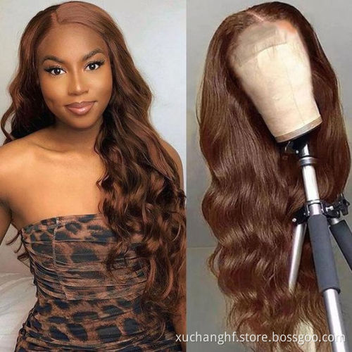 Wholesale Colored Human Hair Wigs, Hd Lace Front Wig, Brown Red Orange Pink Purple Wigs Lace Front Human Hair For Black Women